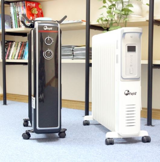 Máy sưởi dầu có thiết kế nhỏ gọn
