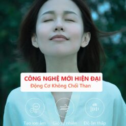 Quạt tích điện Xiaomi Gen 3 được trang bị động cơ không chổi than DC