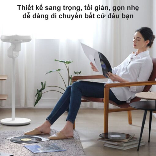 quạt tích điện xiaomi gen 3 pro 3 có thiết kế hiện đại sang trọng