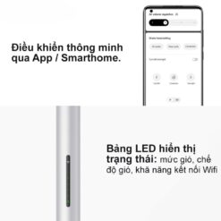 quạt tích điện xiaomi gen 3 pro 8 có nhiều phương thích điều khiển thông minh