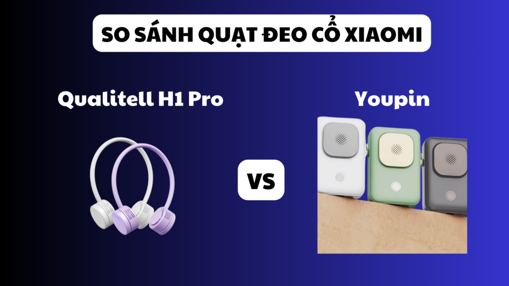 Review Quạt Đeo Cổ Xiaomi Qualitell Và Youpin