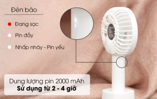 quạt sạc mini cosano cf002 5