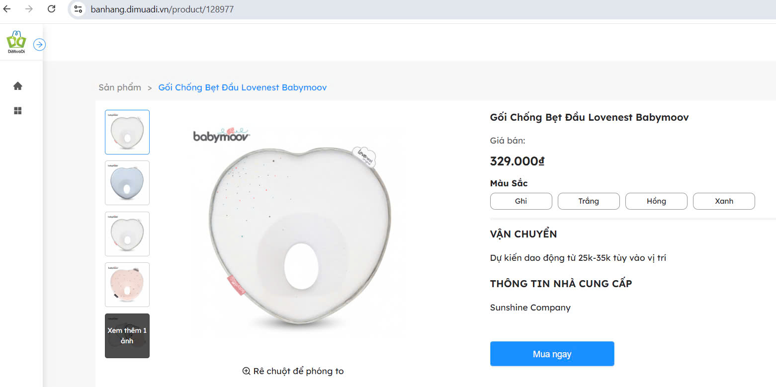 Gối Chống Bẹp Đầu Babymoov Có Giá Bao Nhiêu? Nên Mua Gối Chống Bẹp Đầu Babymoov Chính Hãng Ở Đâu?