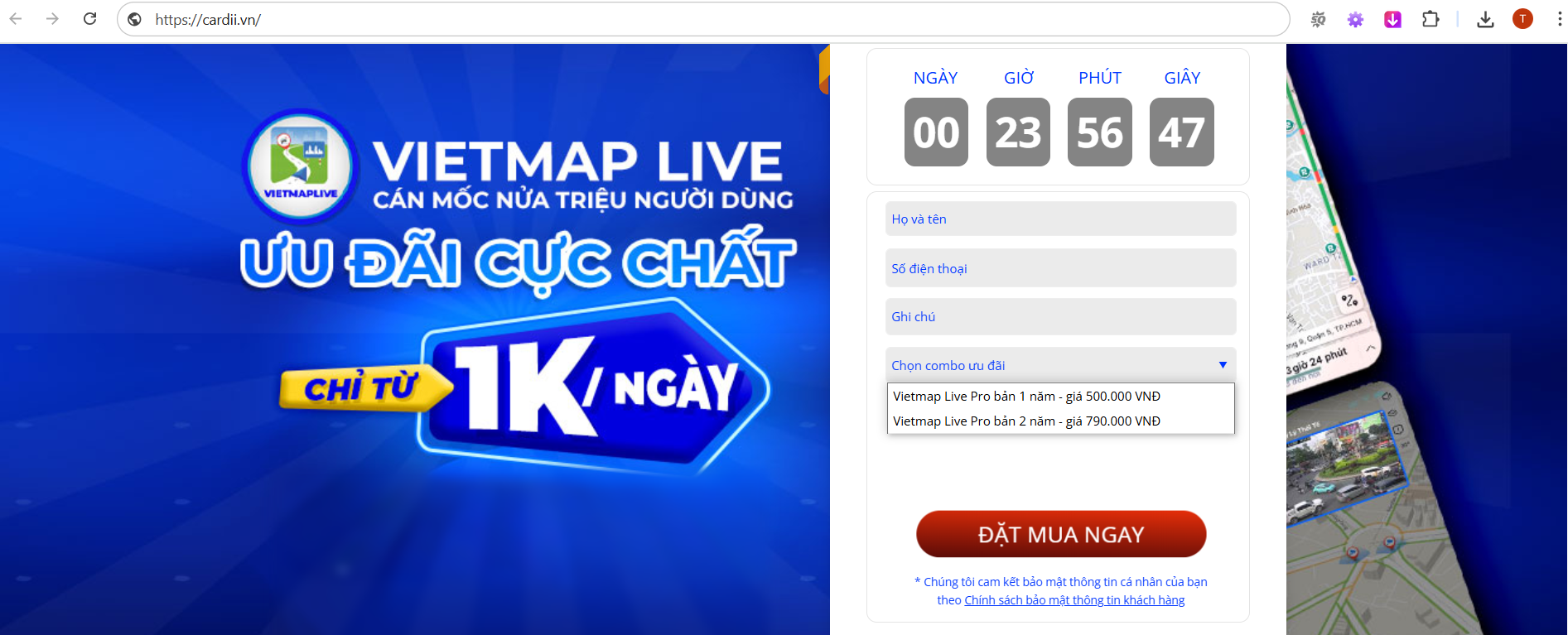 Vietmap Live Pro có giá bao nhiêu? Nên mua ở đâu uy tín chất lượng