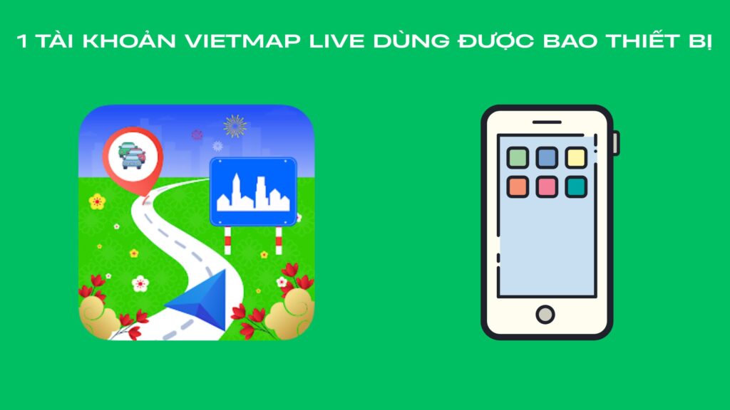vietmap live dùng được bao nhiêu thiết bị
