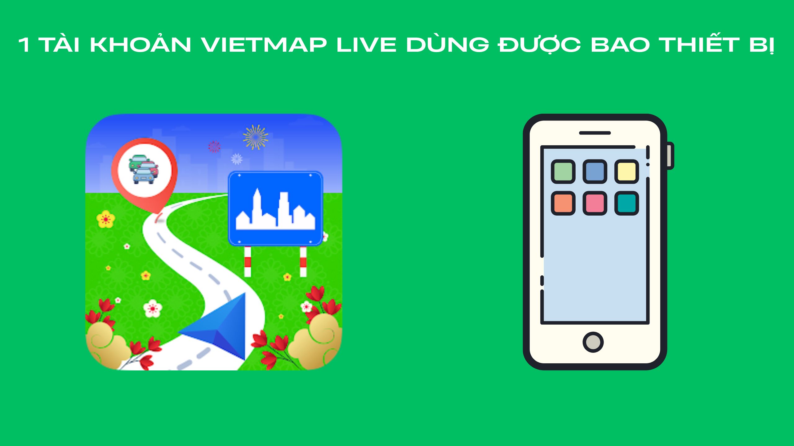 vietmap live dùng được bao nhiêu thiết bị