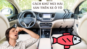 cách khử mùi hải sản trong xe ô tô