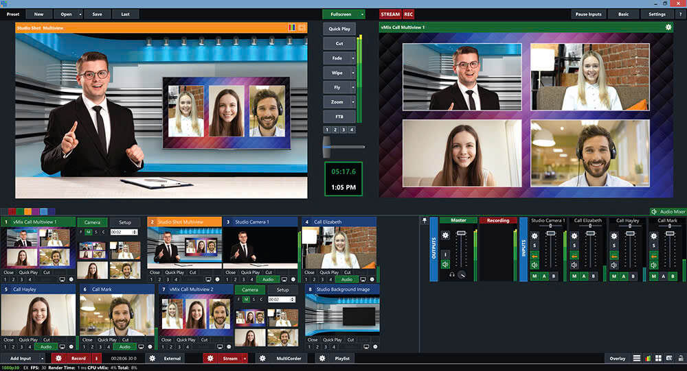 Phần mềm phát lại video trực tiếp trên Facebook: VMix