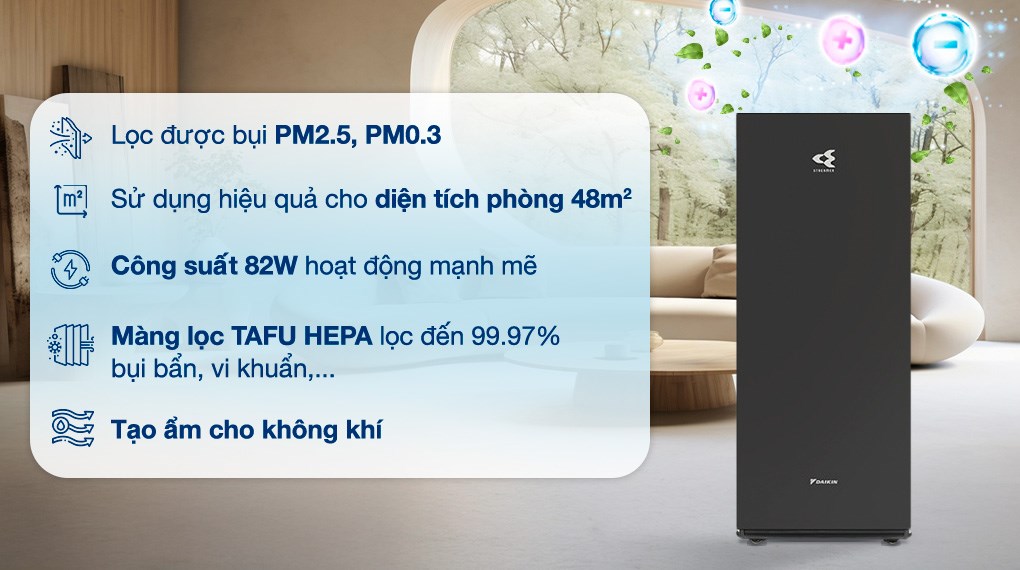 Máy lọc không khí và tạo ẩm Daikin MCK70ZVM7-T 