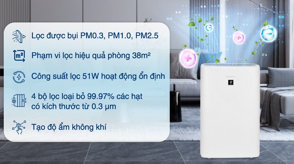 Máy tạo ẩm không khí Sharp KI-N50V-W 