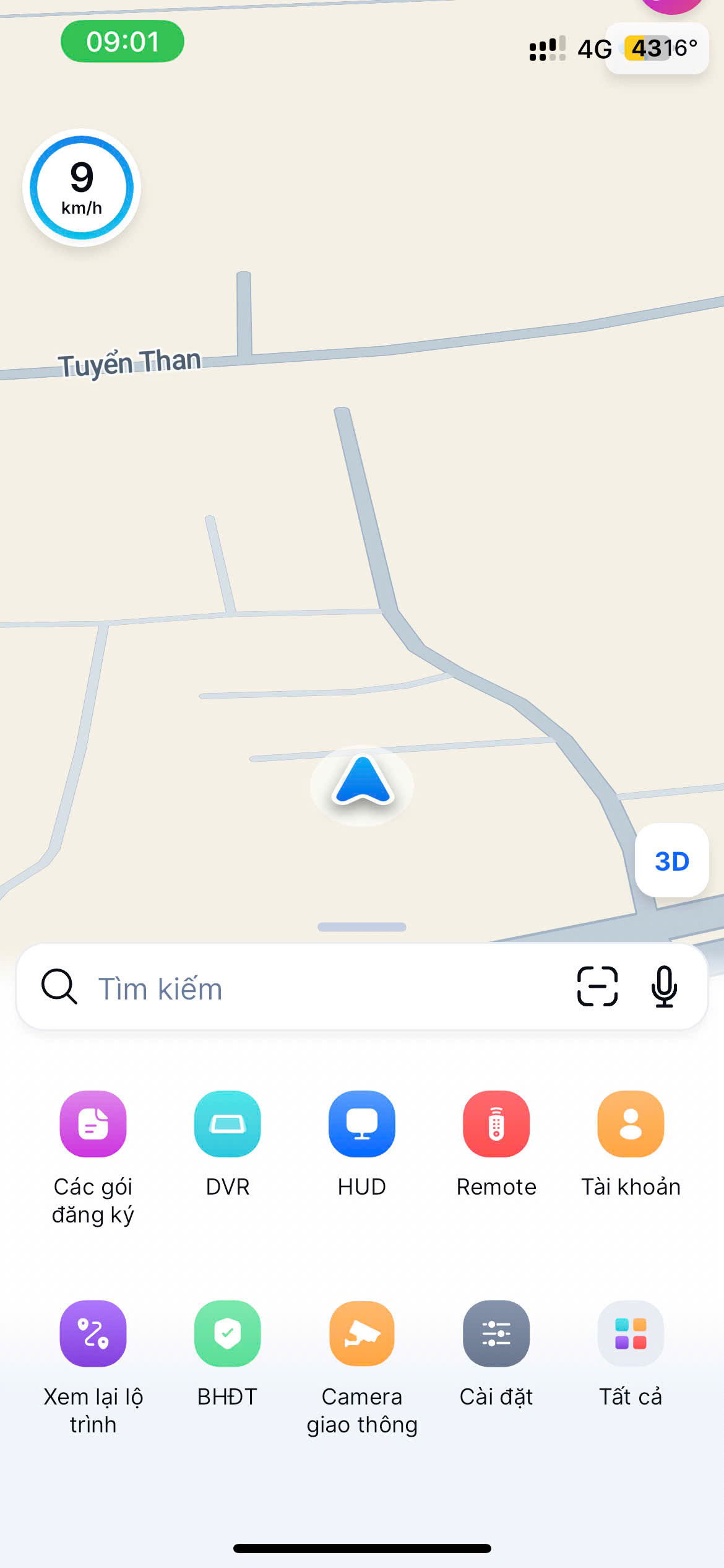 Hướng Dẫn Cách Nâng Cấp Vietmap Live Lên Pro: Nếu bạn đã có tài khoản, bạn hãy vào "Các gói đăng ký"