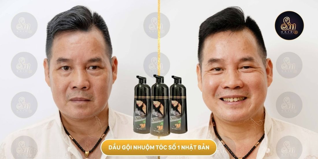 Tác dụng vượt trội của dầu gội phủ bạc Sin Hair Nhật Bản